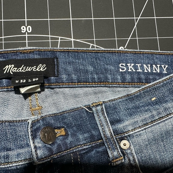 Madewell Light Blue Skinny Jeans - Picture 5 of 6